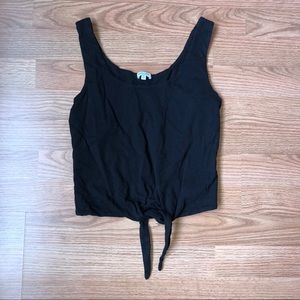 Black Splendid Tie Crop Top size XS